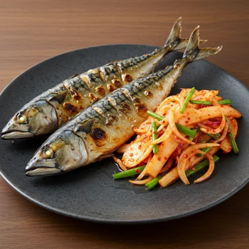 Grilled Mackerel Platter
