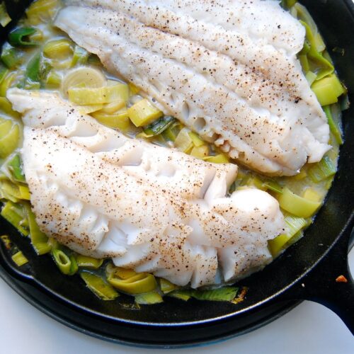 Steamed Hake Fish