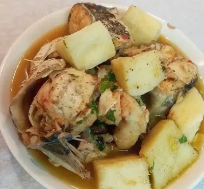 yam pepper soup catfish